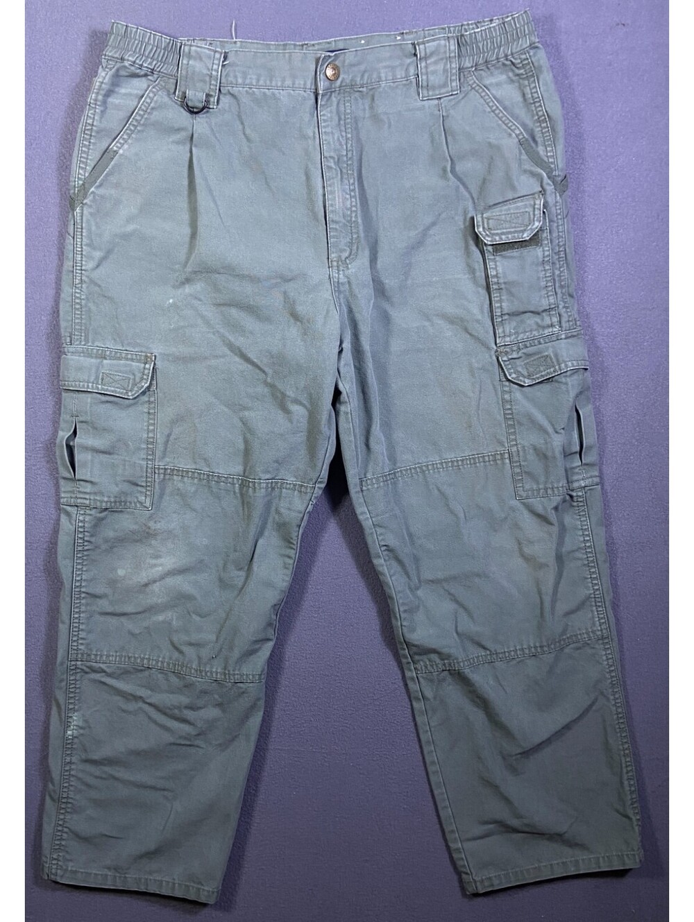 The Original 5.11 Tactical Mens Tactical Cargo Pants 38x30 /28 Green Cargo 74251